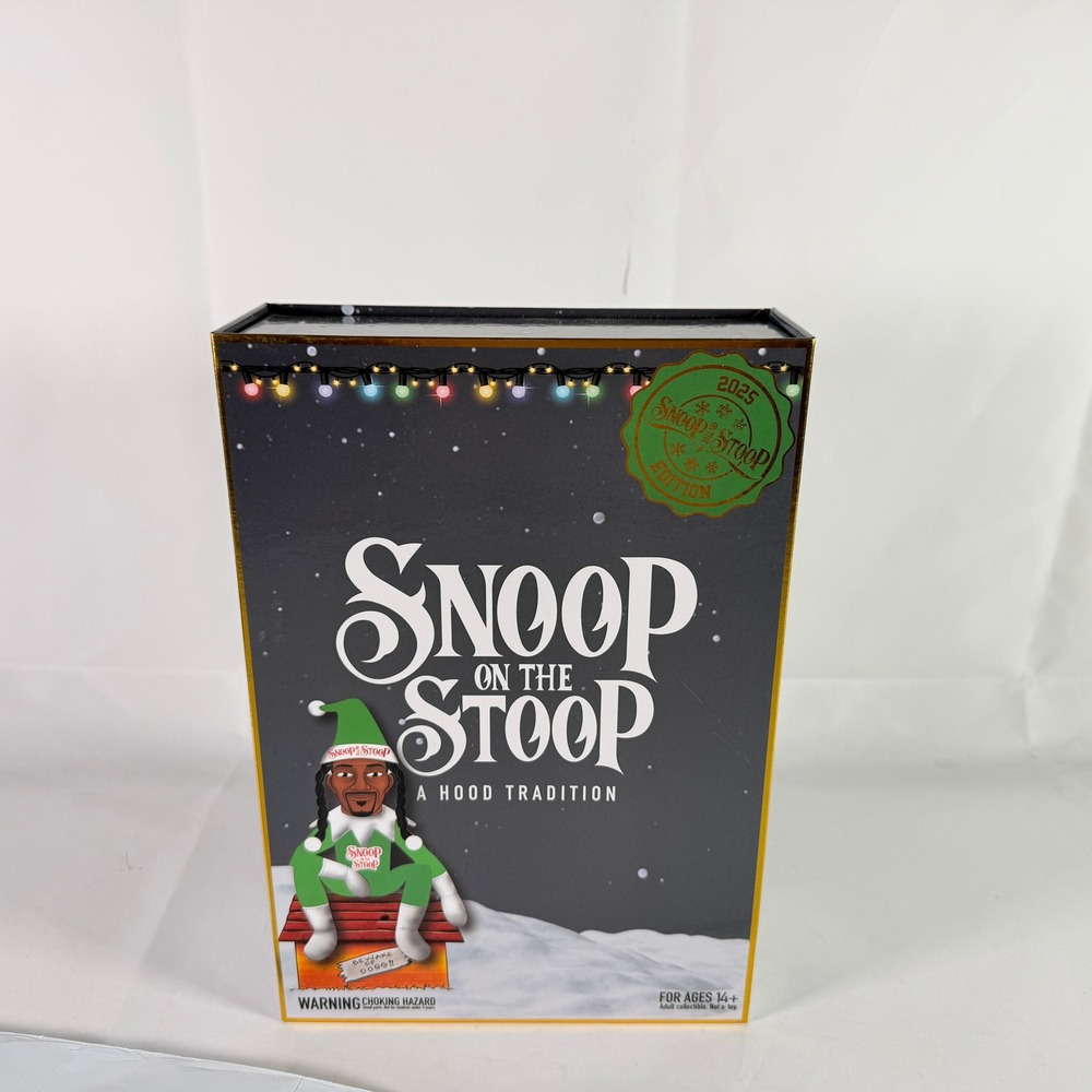 Snoop on the Stoop 2025 Edition A Hood Tradition Elf Doll Christmas Figure New
